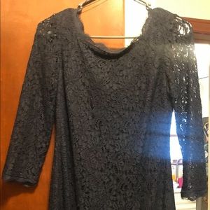 Classy Navy Lace cocktail dress